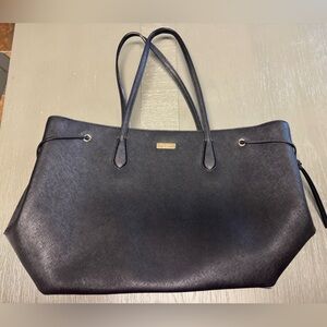 Kate Spade Black Leather Tote Bag